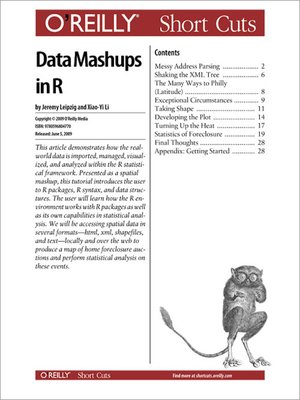 cover image of Data Mashups in R